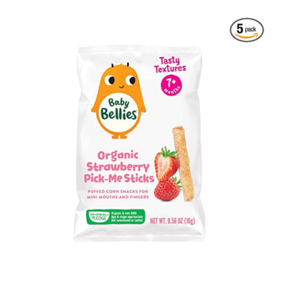 Little Bellies Organic Strawberry Pick-Me Sticks